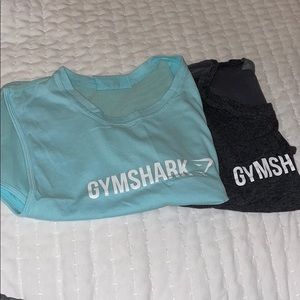 Gym Shark Crop Top Duo